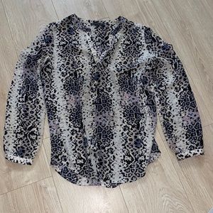 Snake Print Long Sleeve